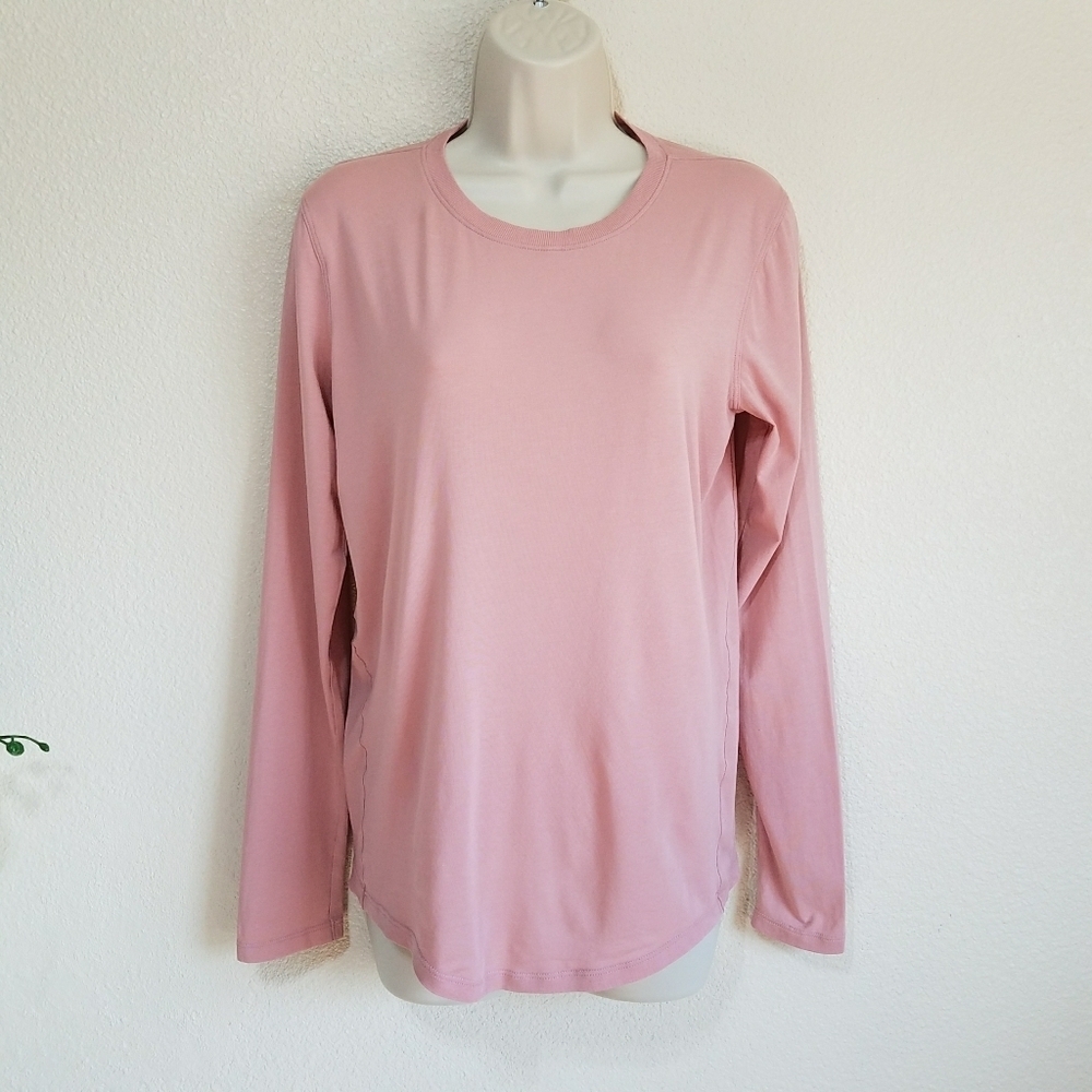 LULULEMON EVER READY LONG SLEEVE IN PINK PASTEL